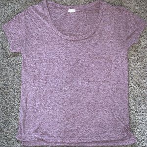 Scoop neck tee